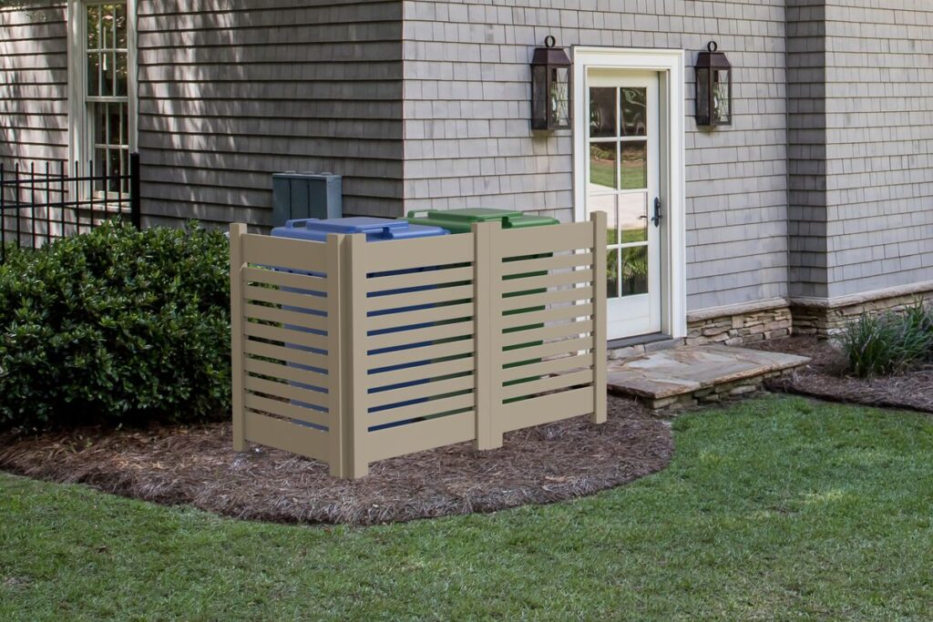 utility screen - trash can privacy