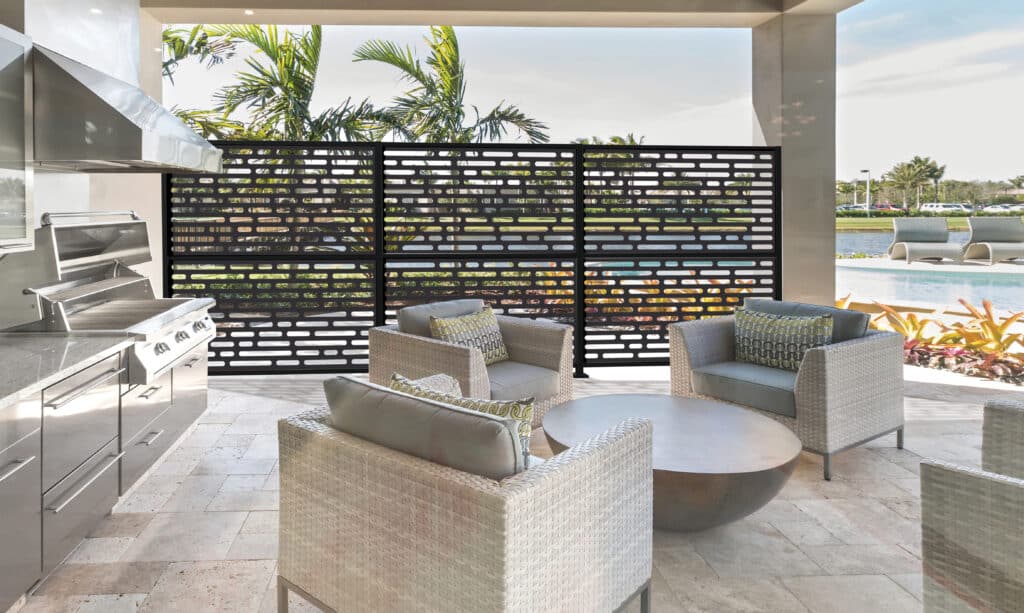 optic decorative screen panels